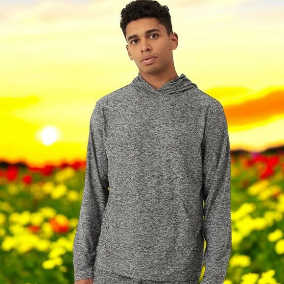 Outdoor Voices Heather Gray CloudKnit Crazy Soft Pullover Hoodie - Picture 1 of 7